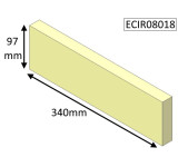 ECIR08018 Parkray Lower Rear Brick  |  Aspect 8 (Non Eco) WOOD